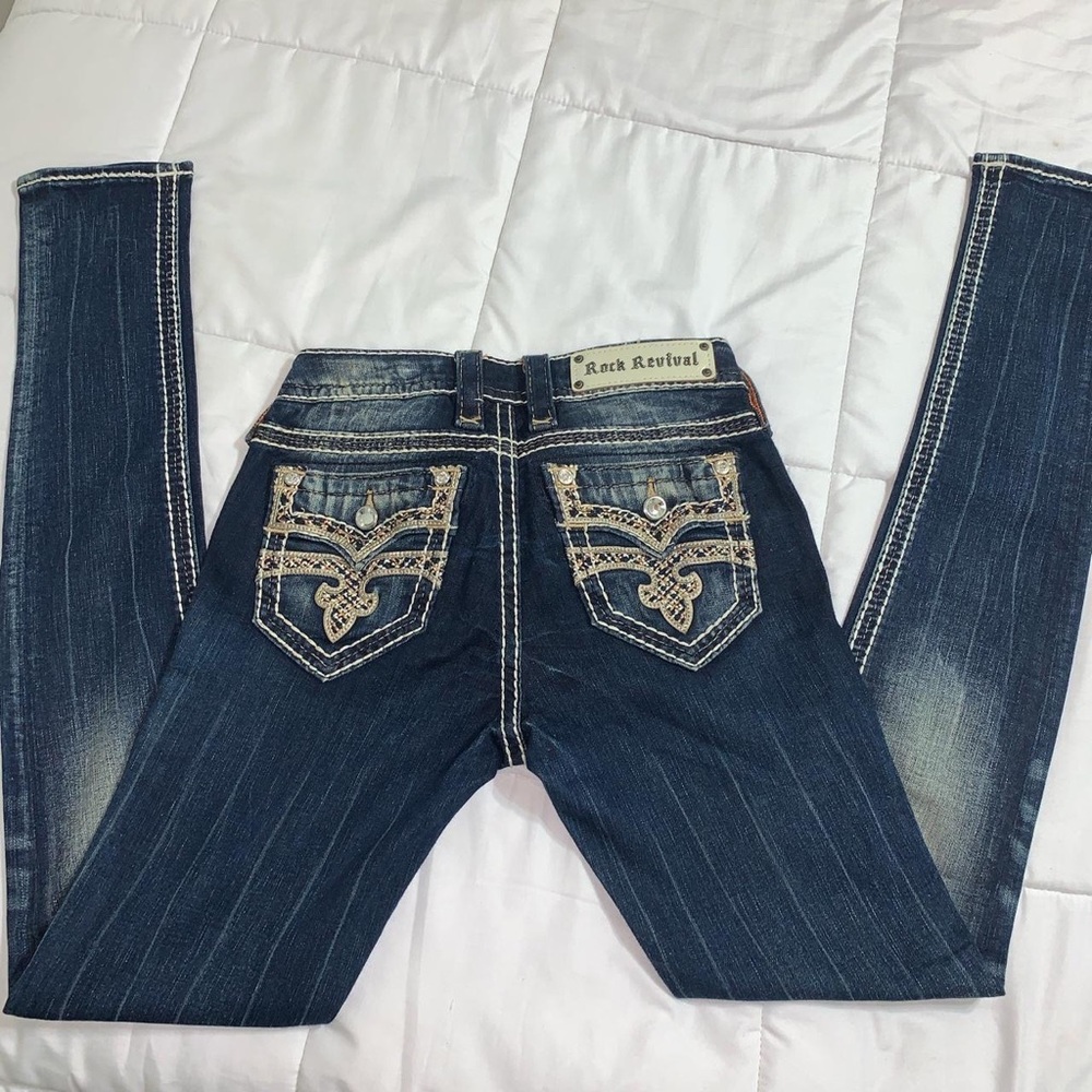 Rock Revival Western Jeans